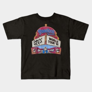 Vintage 1981s ST-YX PARADISE Kids T-Shirt